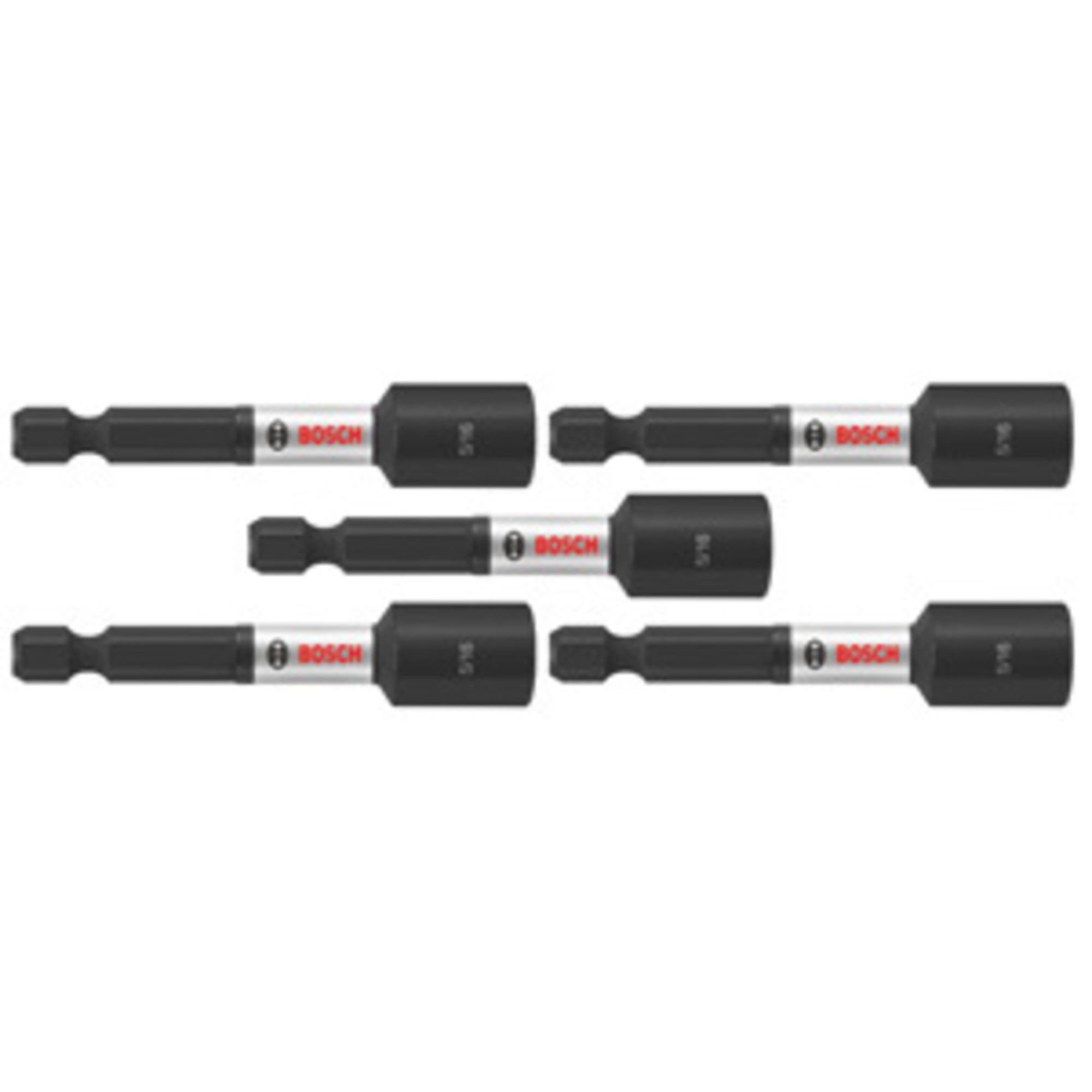 Bosch Impact Tough Nutsetter Set — 5-Piece, 2-9/16in. x 5/16in., Xtended Torsion Zone, Model# ITNS5162B